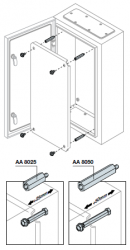 ABB Стойка 25мм (1уп=12шт) арт. AA8025