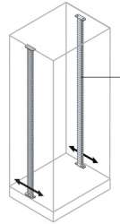 ABB Стойки для фиксации 19 дюймов-рамы или ячеек H=2200мм (2шт) арт. EM2204