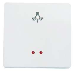 ABB Stylo/(Re)stylo Механизм 1-клавишной кнопки с клавишей без символа, 2-модульный, альпийский белый арт. 2204.7 BA