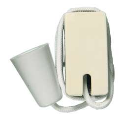 ABB Stylo/(Re)stylo Механизм кнопки со шнурком, 1-модульный, слоновая кость арт. 2148 BM