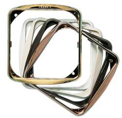 ABB Stylo Обрамление декоративное для 1-постовых рамок, альпийский белый арт. 2200.1 BA