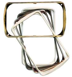 ABB Stylo Обрамление декоративное для 2-постовых рамок, слоновая кость арт. 2200.2 BM