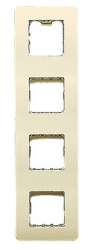 ABB Stylo Рамка 3-постовая, вертикальная, с монтажными лапками, слоновая кость арт. 2273.2 BM