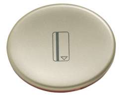 ABB Tacto Накладка для механизма карточного выключателя с линзой подсветки и маркировкой, шампань арт. 5514 CV