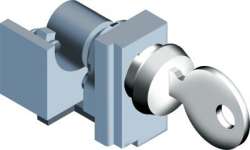 ABB Tmax Блокировка выключателя в разомкнутом состоянии KLC T3 KEY LOCK RONIS OP. арт. 1SDA053530R1