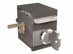 ABB Tmax XT Замок с ключом для фиксированной части KL-S FP W XT2-XT4, одинаковые ключи №2005 арт. 1SDA066294R1