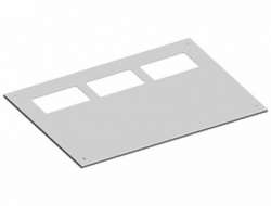 ABB TriLine-R Панель верхняя, 1 ряд отверстий для 2/..RG6 арт. RD26F1