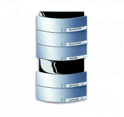 ABB Triton 6320/50-83-500 Сенсор 5/10-клавишный с ИК-приемником, triton, серебристый алюминий арт. 6320-0-0038