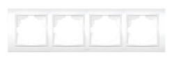 ABB Zena бел. рамка 4 постовая арт. 500-010200-228