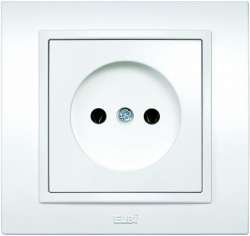 ABB Zena бел. розетка б/з арт. 500-010200-215