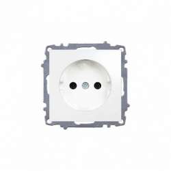 ABB Zena без рамки бел. розетка б/з арт. 609-010200-215