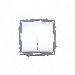 ABB Zena без рамки бел. выкл 1кл с подсв Led арт. 609-010200-201