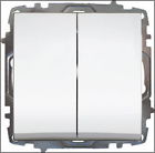 ABB Zena без рамки бел. выключатель 2кл арт. 609-010200-202