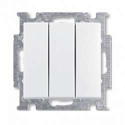 ABB Zena без рамки бел. выключатель 3кл арт. 609-010200-254