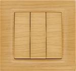 ABB Zena без рамки береза выкл 3кл арт. 609-012700-254