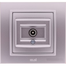 ABB Zena без рамки сер. розетка TV прох. арт. 609-011000-272