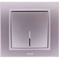 ABB Zena без рамки сер. выкл 1кл подсв.Led арт. 609-011000-201