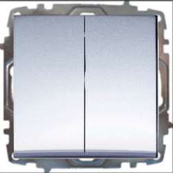 ABB Zena без рамки сер. выключатель 2кл арт. 609-011000-202