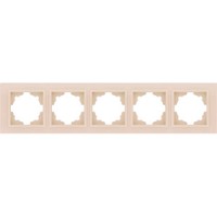 ABB Zena крем. рамка 5 постовая арт. 500-010300-250