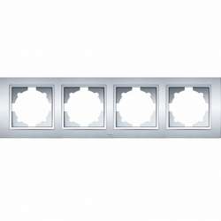 ABB Zena титаниум рамка 4 постовая арт. 500-011400-228