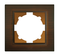 ABB Zena вишня рамка 1 постовая арт. 608-012800-271