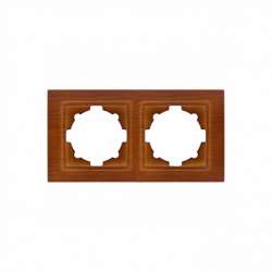 ABB Zena вишня рамка 2 постовая арт. 500-012800-226