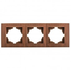 ABB Zena вишня рамка 3 постовая арт. 500-012800-227