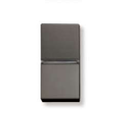 ABB Zenit Механизм 1-клавишной кнопки с нормально-закрытым контактом с клавишей без символа, 1-модульный, серебристый арт. N2104.6 PL