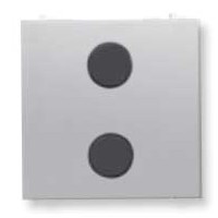 ABB Zenit SR-2-N2PL Центральная плата 2-кнопочная free@home, серебряный арт. SR-2-N2PL