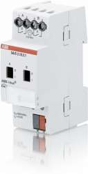ABB i-bus EIB/KNX SA/S 2.10.2.1 Бинарный выход 2-канальный, с ручным управлением, 10А, MDRC арт. 2CDG110155R0011