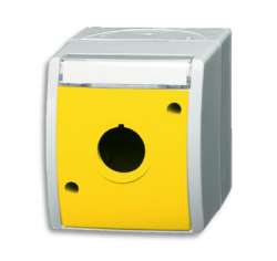 ABB ocean Корпус для командно-сигнальных приборов D=22.5 мм, с полем для надписи, жёлтый арт. 1724-0-2753