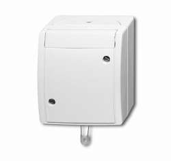 ABB ocean Выключатель жалюзи, без фиксации, откр.монтаж, IP44, серый/сине-зелёный арт. 1442-0-0469