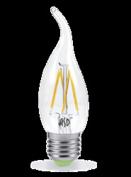ASD Premium Лампа LED свеча на ветру 5Вт 160-260В Е27 3000К 450Лм прозрачная арт. 4690612003283