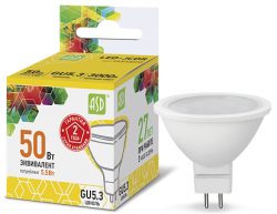 ASD Standard Лампа LED-JCDR 5.5Вт 160-260В GU5.3 3000К 495Лм арт. 4690612002262