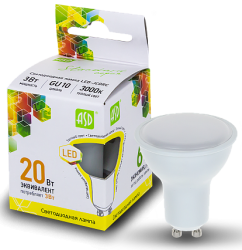 ASD Standard Лампа LED-JCDRC 3Вт 230В GU10 3000К 270Лм арт. 4690612004815