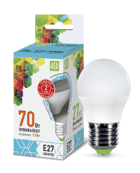 ASD Standard Лампа LED шар 7.5Вт 160-260В Е27 4000К 675Лм арт. 4690612003993