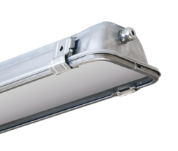 АСТЗ Светильник ЛСП67-2х54-011 Linkor корпус нерж. сталь, закаленное стекло, cos?=0,96, под Т5, IP65 арт. 1067254011