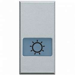 BT Axolute Алюминий Клавиша с подсвеч-ым символом Лампа для выкл-ей в дизайне AXIAL, 1 мод арт. HC4921LA