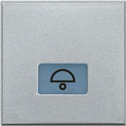 BT Axolute Алюминий Клавиши с подсвечиваемыми символами для выключателей в дизайне AXIAL - 2 модуля арт. HC4921/2LD