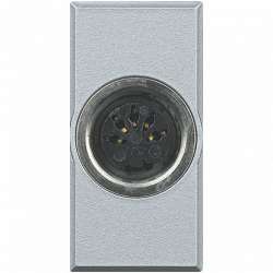 BT Axolute Алюминий Разъем 5-ти полюсный DIN под распайку, для устройств HI-FI арт. HC4292