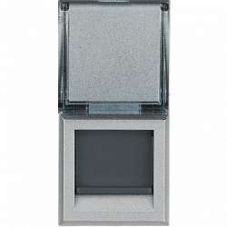 BT Axolute Алюминий Розетка компьютер пластмасса RJ 45 STP 6 кат. UTP 1 мод арт. HC4279C6S