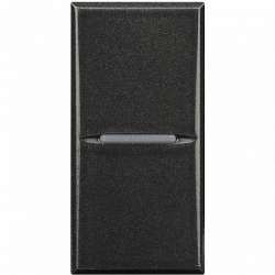 BT Axolute Антрацит Axial Переключатель 16А 1 мод арт. HS4003