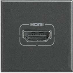 BT Axolute Антрацит HDMI разъем арт. HS4284