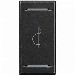 BT Axolute Антрацит Клавиша с символами для системы автоматизации для 1 функции - 1м, скрипичный ключ арт. HS4911BE