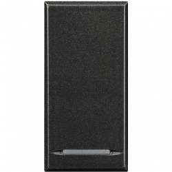 BT Axolute Антрацит Переключатель перекрёстный 16А 1 мод арт. HS4054