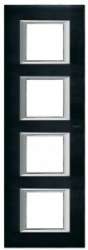 BT Axolute Антрацит Рамка 2+2+2+2 мод прямоугольная (надпись вертикально) арт. HA4802/4XS