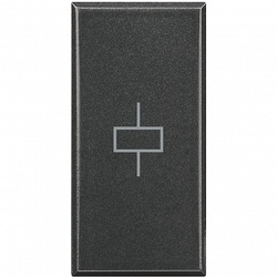 BT Axolute Антрацит Вставка реле с перекидным NO/NC контактом 10(4) А катушка 230 В 1 мод арт. HS4330/230