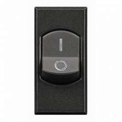 BT Axolute Антрацит Выключатель 32 А 1 мод арт. HS4011