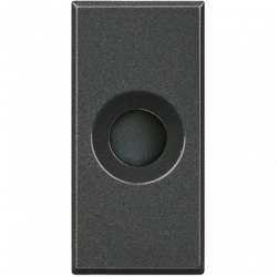 BT Axolute Антрацит Заглушка с отверстием 9мм 1 мод арт. HS4953