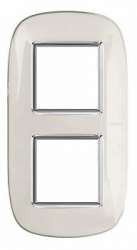 BT Axolute Белая карамель Рамка 2+2 мод эллипс арт. HB4802/2DB